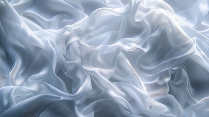 Obraz premium Abstract luxury white fabric texture for design backdrop. Fabric for background.