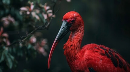 Fototapeta premium red ibis.