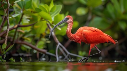 red ibis.