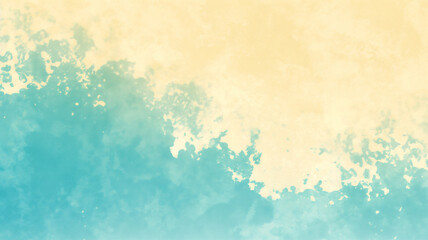 Abstract light blue and cream white pastel watercolor background banner