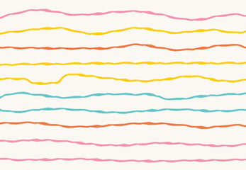 Hand drawn doodle lines and grid. Organic shape with dry brush texture in trendy color. abstract creative minimalist artistic hand painted composition grunge strokes. Vector illustration.