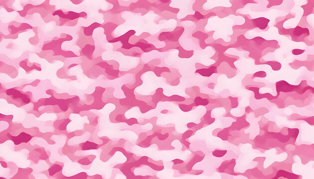 
Camouflage pink print vector background fabric texture female textile pattern