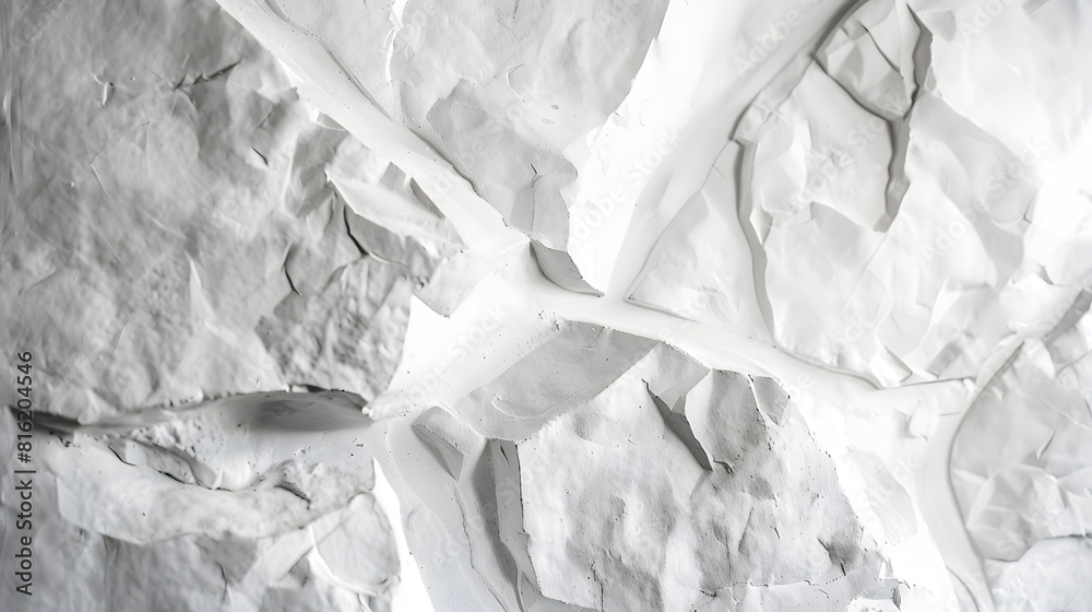 Poster white texture background abstract surface wallpaper of stone wall : generative ai