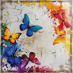 Fototapeta premium colorful wall frame - Image #3 @image