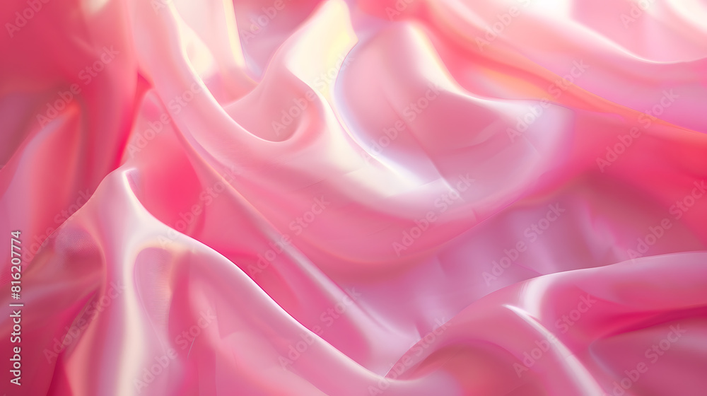 Aufkleber abstract pink cloth background for desktop : generative ai