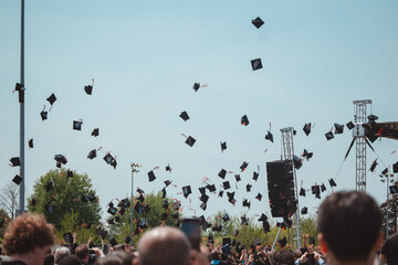 toss of graduation caps