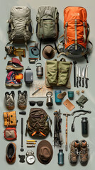 Preparation for Wilderness Adventure: A Complete Ensemble of High-Quality Trekking Gear