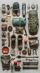 Preparation for Wilderness Adventure: A Complete Ensemble of High-Quality Trekking Gear