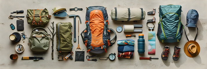 Preparation for Wilderness Adventure: A Complete Ensemble of High-Quality Trekking Gear