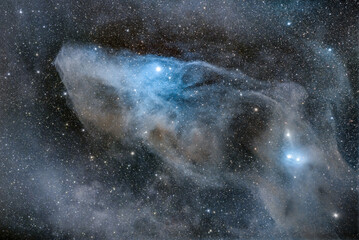 Blue Horsehead nebula