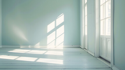 Obraz premium Empty room in apartment under refurbish work : Generative AI
