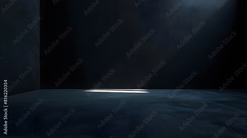 Poster empty studio room dark background abstract dark empty studio room texture product showcase spotlight