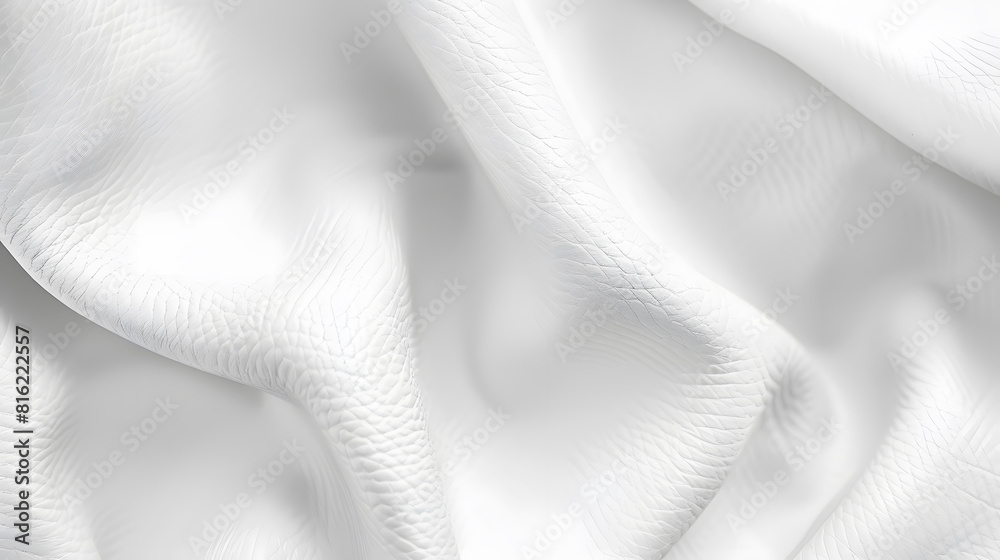 Poster white leather texture to background : generative ai