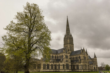 Fototapeta premium Gothic Salisbury Cathedral, United Kingdom
