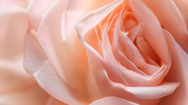 Peach pink rose beige abstract background Color gradient Light pastel pale soft coral purple blurred pattern Matte shimmer Template Empty Elegant beautiful romance gentle calm : Generative AI