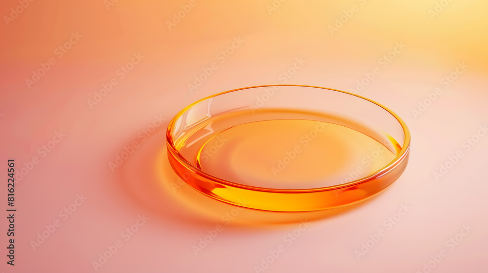 Aufkleber petri dish empty transparent isolated png : generative ai