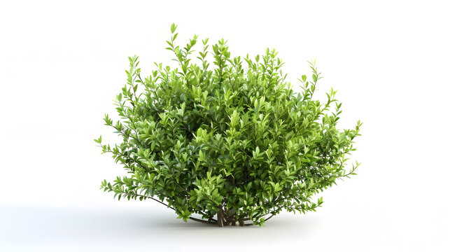 scandent shrub isolated on white : Generative AI
