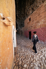 Custonaci Trapani Sicily - Mangiapane caves populated as early as the Upper Paleolithic