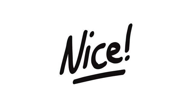 Handwritten messages of nice text for motivational quote or grade
