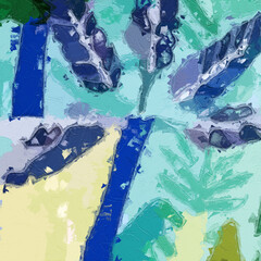 Oil paintings and various flowers, chrysanthemums, monkeys, tigers, scenery, birds, lotus leaves, lotus flowers, ponds, butterflies, beautiful scenery