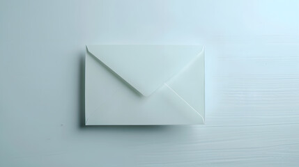 big envelope for send parcel post on background white : Generative AI