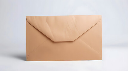 big envelope for send parcel post on background white : Generative AI