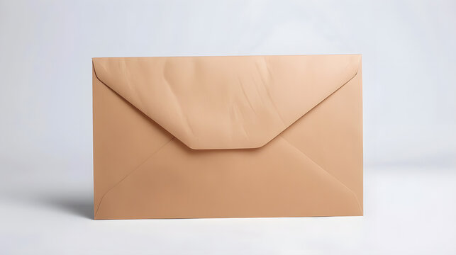 big envelope for send parcel post on background white : Generative AI