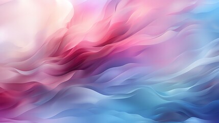 Abstract image of pink, blue, and purple waves. The soft colors and flowing shapes create a sense of calm and tranquility. The image is reminiscent of a beautiful sunset over the ocean