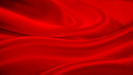 深紅のシルクサテン