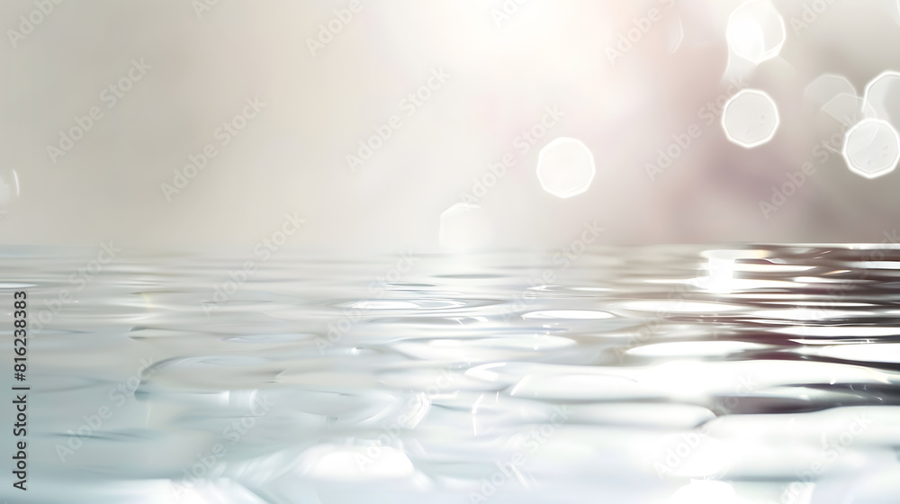 Aufkleber blurred defocused water texture overlay effect for photo and mockups organic drop diagonal shadow an