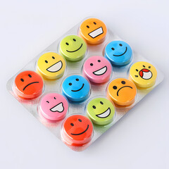 Happy pills various colours