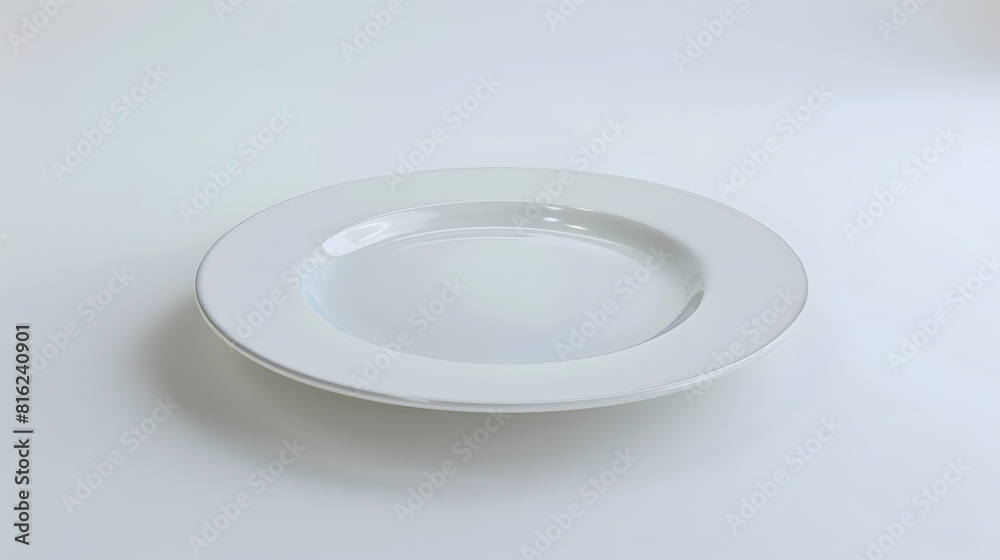 Poster plate on white background : generative ai