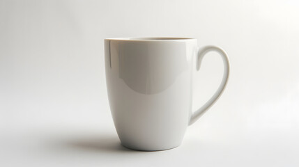 empty mug isolated on white background : Generative AI