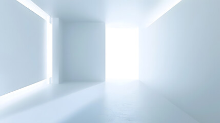 conner of white room background wallpaper : Generative AI