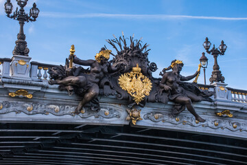 Bridge Alexander III on the Seine