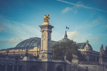 Bridge Alexander III on the Seine