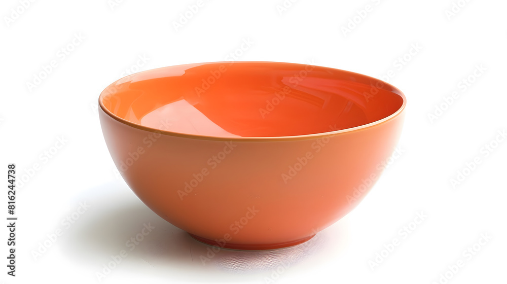 Poster bowl isolated on white background clipping path full depth of field : generative ai