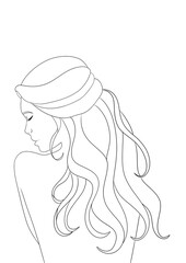 portrait de emme de dos, concept, sexy 