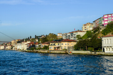 view of the houses near the bosphorus