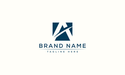 Logo design letter A . Elegant modern. Vector template.