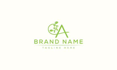Logo design letter A . Elegant modern. Vector template.
