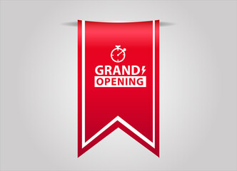  red flat sale web banner for grand opening banner and poster