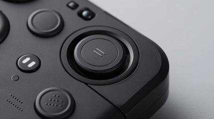 Fototapeta premium Closeup of the wireless remote control allowing for easy navigation and customization of the frames settings.