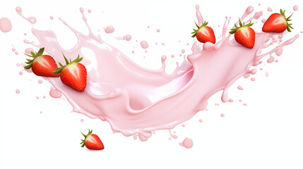Strawberry Splash Extravaganza in Cream