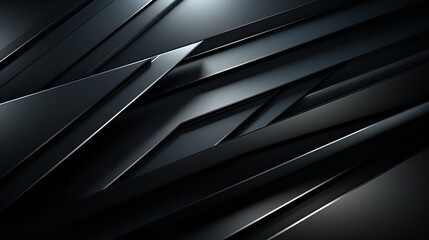 Obraz premium a black metal surface with a row of black triangles creates a striking and geometric pattern. The black triangles are perfectly aligned and evenly spaced, creating a sense of order and precision.