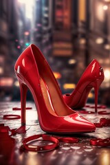 red high shoes