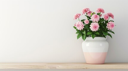 Dahlia background with copy space. Valentines day, mothers day, women's day concept.