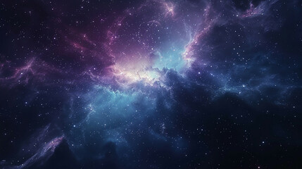 Obraz premium Starry Splendor Exploring the Cosmic Symphony of Star Fields and Nebulae, a Celestial Wonderland Awaits
