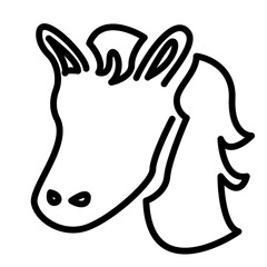 Obraz premium horse illustration