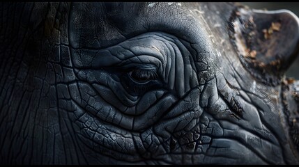 Close up portrait of rhinoceros
